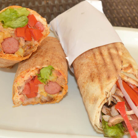 SHAWARMA & DOUBLE HOTDOG
